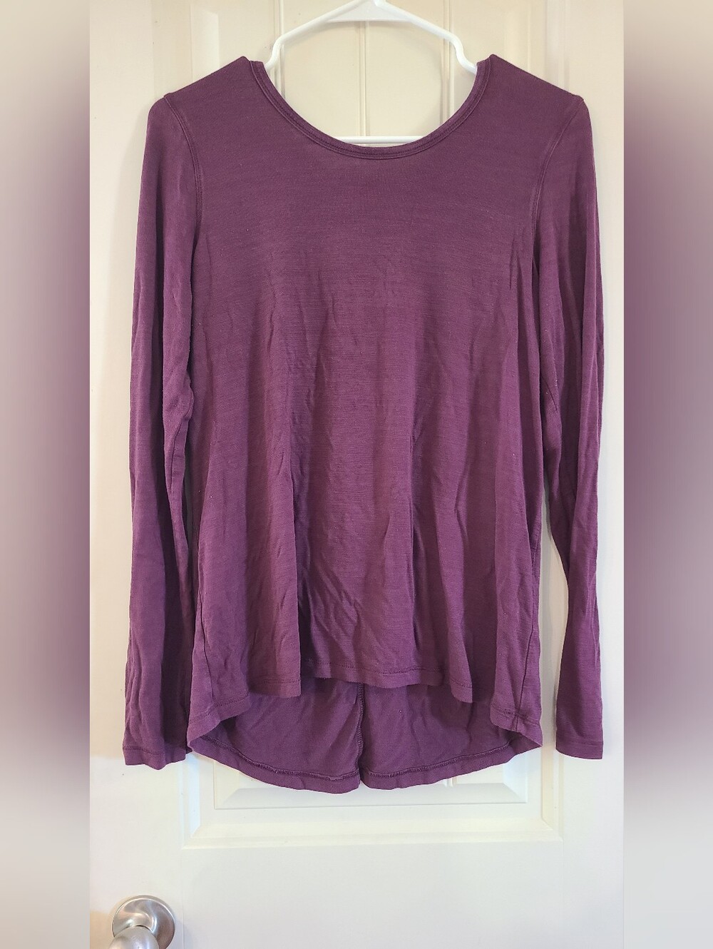 all in motion Mauve-Purple Long Sleeve Women's Top Size M